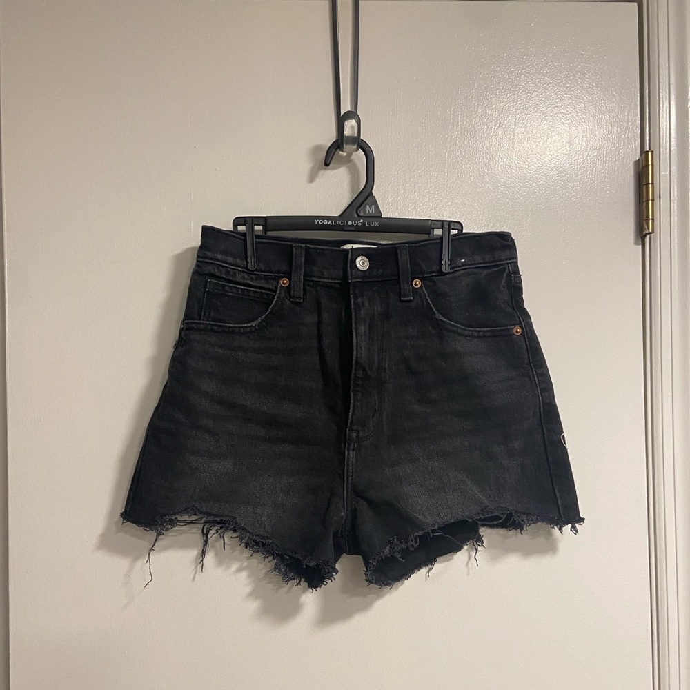Abercrombie High Rise Denim Shorts